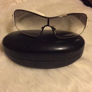 Authentic Prada aviator sunglasses